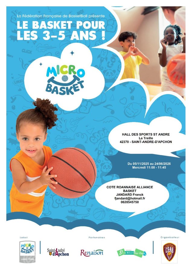 NOUVEAU : le micro-basket au CRAB