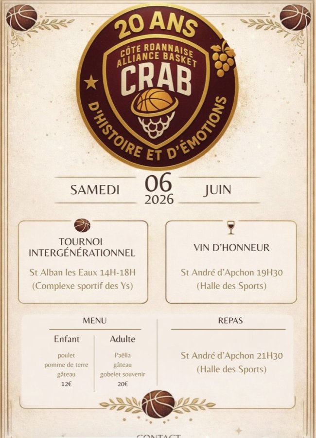 Les 20 ans du Crab