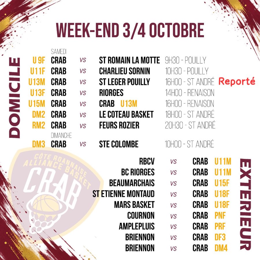 Ce week end