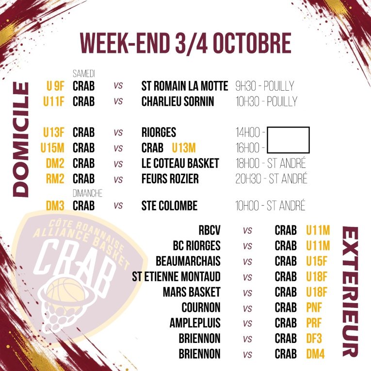 Ce week end